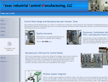 Tablet Screenshot of icmtx.com
